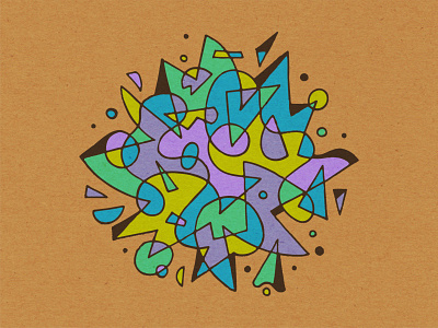 Nebula drawing geometry illustration