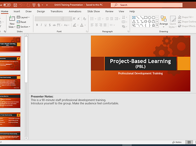 Staff Professional Development design powerpoint resource