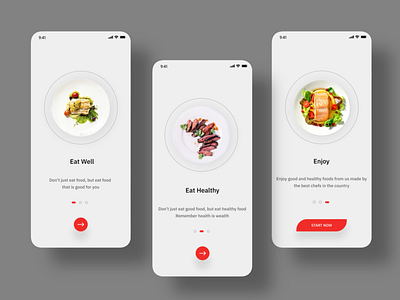 onboarding for a restaurant 100daychallenge 100daysofui app dailyui design figma figmaafrica mobile onboarding onboarding ui restaurant ui ux