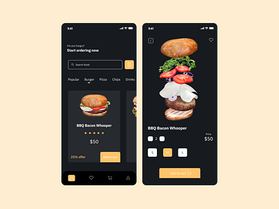 A mobile food app