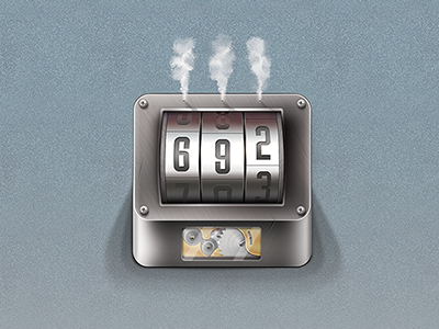 Steam lock icon. icon ios uiux