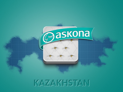 Askona icon askona icon kazakhstan mattress tech design turquoise