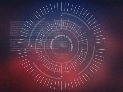 Cripto animate blue cipher circle code criptogram encrypt gif move red round