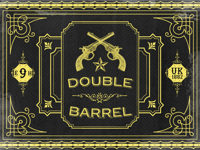 Double Barrel branding case england europe guns houston id lexington london nashville packaging pistol san francisco texas uk weapons