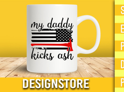 My Daddy Kicks Ash animation art branding design flat graphic design illustration logo typography vector