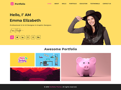 portfolio website bootstrap django portfolio python website wordpress