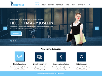 personal website blog bootstrap django illustration python wordpress