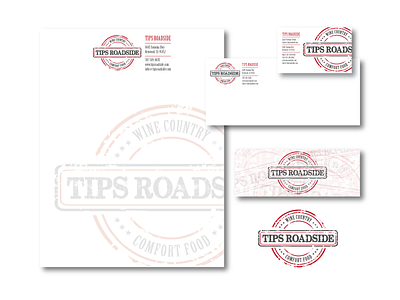 Tips Roadhouse banner banner ad branding businesscard design flat graphic illustrator letterhead logo typography vector