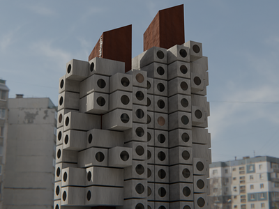 Capsule tower study