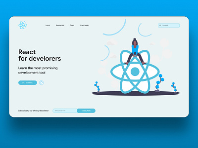 React learning design ui ux web