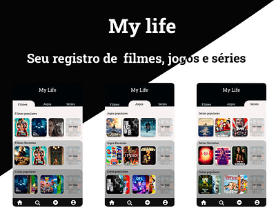 App My Life - filmes, jogos e séries