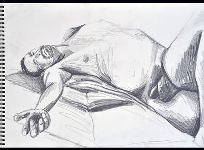 Figure Drawing- 15 min. figure drawing graphite