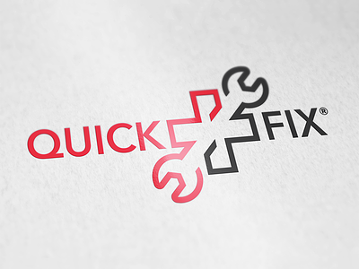 Quick-Fix first aid icon logo repair wrench