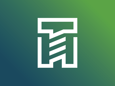 TH Fasteners h industrial logo logotype monogram t
