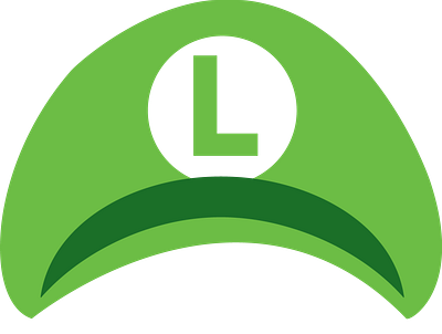 Luigi Logo 2 art design icon illustration illustrator logo minimal vector web
