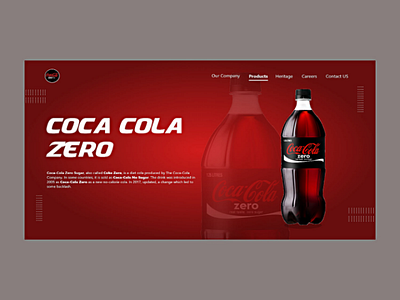 CocaCola zero by Ion Cojocaru on Dribbble