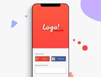Sign In App Sample adobe illustrator adobe photoshop app branding design icon logo typography ui ux