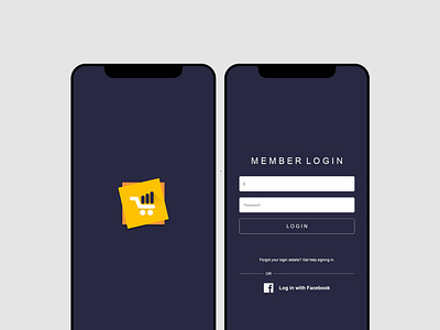 Intro & Login Pages