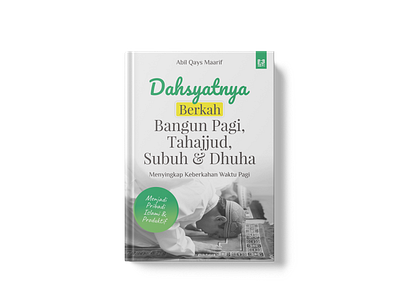 Book Cover Dahsyatnya Berkah Bangun Pagi book book cover cover design islamic moslem