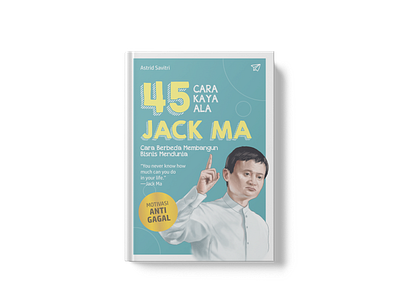 Book Cover 45 Cara Kaya Ala Jack Ma book book cover cover design jack ma