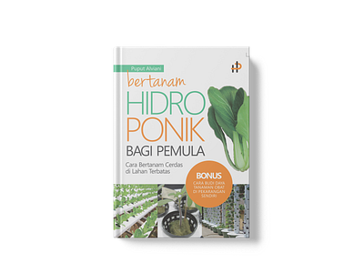 Book Cover Bertanam Hidroponik book book cover cover design hydroponics