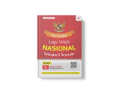 Book Cover Lagu Wajib Nasional book book cover cover design indonesia national anthem