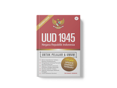 Book Cover UUD 1945 book book cover cover design indonesia law