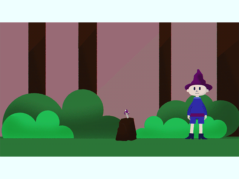 Fantastic Forest animated gif illustration