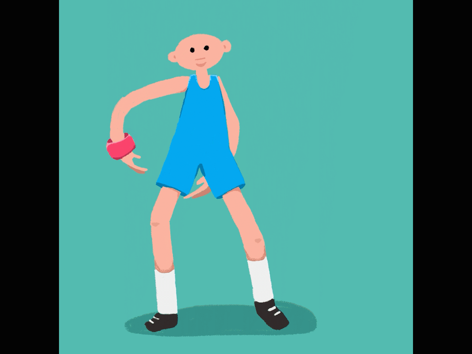 Dancing animated gif illustration