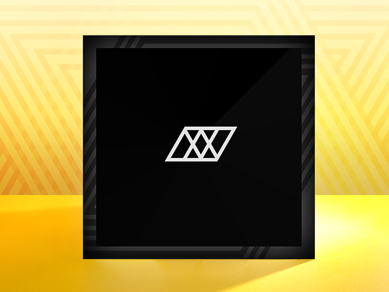 Comp #1 black design geometry icon light photo