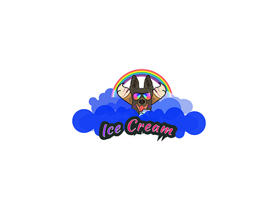 ice cream design logo