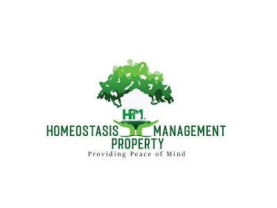 HPM Property management design logo