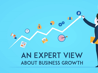 An Expert View About Business Growth social media design