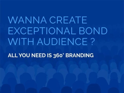 Wanna create an exceptional bond with the audience? branding branding design agency brochure design agency in pune designing company in pune graphic design logo motion graphics social marketing
