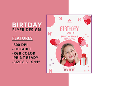 Birthday Flyer Design Project 03