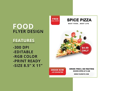 Food Flyer Design Project 03 banner ads banner design design flyer flyer design