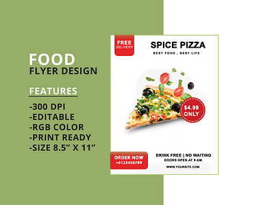 Food Flyer Design Project 03