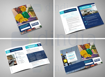 Cleaning Services Corporate Brochure advert advertisment annual report banner branding design brochure brochure design catalog catalog design flyer flyer design infographic logo magazine ad print design roll up banner trifold