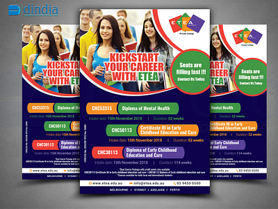 Modern Education Flyer / School Flyer / Print advert