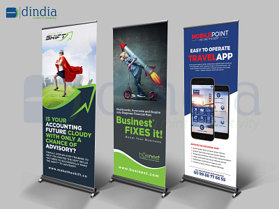 Roll up banner / Pull banner / Standee / event banner design