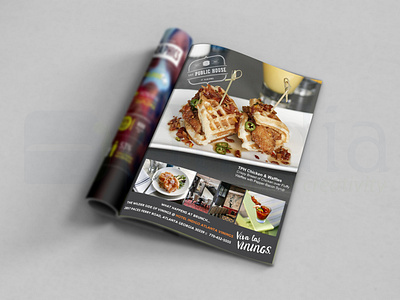 Advert for food restaurant / magazine advertisement