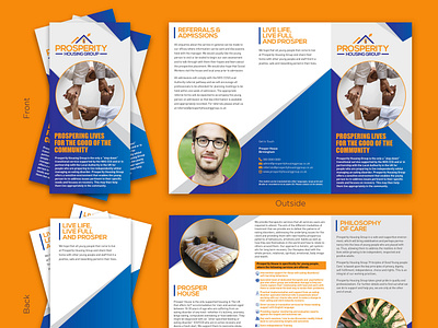 Tri fold Brochure design for housing group