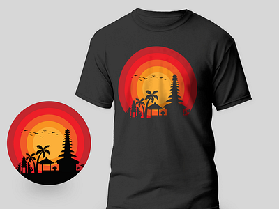 Summer T-Shirt Design (Fly to Bali)