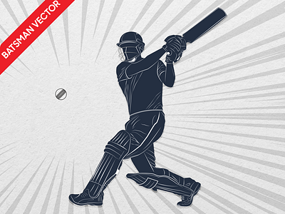 Cricketer logo design