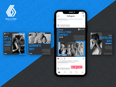 Bullying Crisis Center - Social Media Design