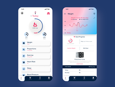 Fitness Monitoring App Through Smart Devices abstract app design application design brand branding creative design fitness fitness app flat illustration ui uiux ux design ux research vector