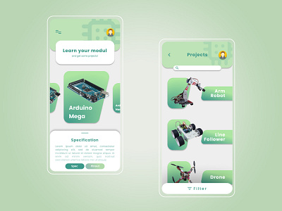 Arduino App Concept app branding design flat ui ux web website