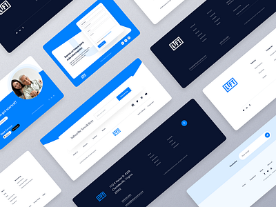 Footers Figma Freebie! 🦶🦶🦶 by Jean Massad for Lift Agency on Dribbble