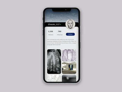 Profile UI #001 001 portfolio portfolio design ui ui ux ui design