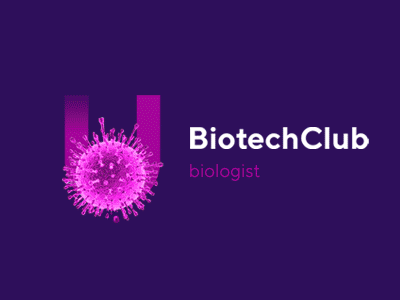 BiotechClub biotech brand design dynamic logo motion